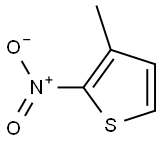 2-Nitro-3-methylthiophene 구조식 이미지