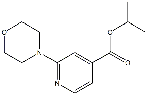 Methylethyl 2-Morpholin-4-ylpyridine-4-carboxylate 구조식 이미지