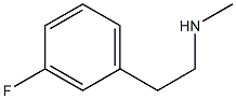 N-methyl-2-(3-Fluorophenyl)ethanamine Structure