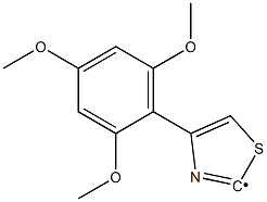 [4-(2,4,6-Trimethoxy-phenyl)-thiazol-2-yl]- 구조식 이미지