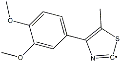 [4-(3,4-Dimethoxy-phenyl)-5-methyl-thiazol-2-yl]- 구조식 이미지