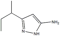 3-sec-Butyl-1H-pyrazol-5-amine Structure