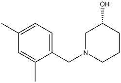 (3R)-1-(2,4-dimethylbenzyl)piperidin-3-ol Structure