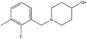 1-(2-fluoro-3-methylbenzyl)piperidin-4-ol 구조식 이미지