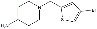 1-[(4-bromothiophen-2-yl)methyl]piperidin-4-amine 구조식 이미지