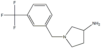 1-[3-(trifluoromethyl)benzyl]pyrrolidin-3-amine Structure