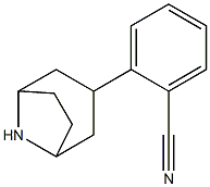 2-(8-azabicyclo[3.2.1]oct-3-yl)benzonitrile Structure