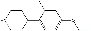 4-(4-ethoxy-2-methylphenyl)piperidine 구조식 이미지