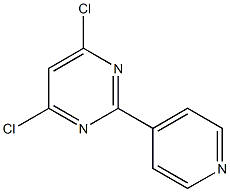 4,6-dichloro-2-pyridin-4-ylpyrimidine 구조식 이미지