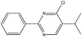 4-chloro-5-(1-methylethyl)-2-phenylpyrimidine Structure