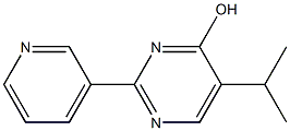 5-(1-methylethyl)-2-pyridin-3-ylpyrimidin-4-ol Structure