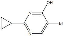 5-bromo-2-cyclopropylpyrimidin-4-ol Structure