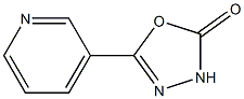 5-pyridin-3-yl-1,3,4-oxadiazol-2(3H)-one Structure