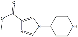 methyl 1-piperidin-4-yl-1H-imidazole-4-carboxylate Structure