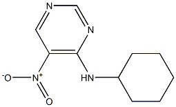 N-cyclohexyl-5-nitropyrimidin-4-amine Structure