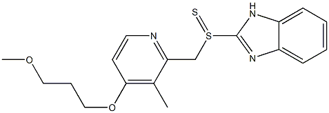 2-[[[4-(3-Methoxy-propoxy)-3-methyl-2-pyridinyl]methyl]thio]-1H-benzimidazole
(sulphide) 구조식 이미지