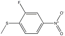 2-fluro-4-nitrothioanisole Structure
