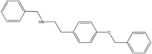N-Benzyl-4-benzyloxy phenethylamine 구조식 이미지