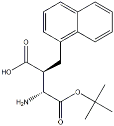 (R,S)-Boc-3-amino-2-(1-naphthyl-methyl)-propionic acid 구조식 이미지