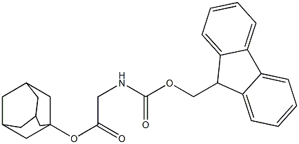 (S)-Fmoc-1-adamantyl-glycine Structure