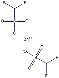 Zinc difluoromethanesulfonate 구조식 이미지