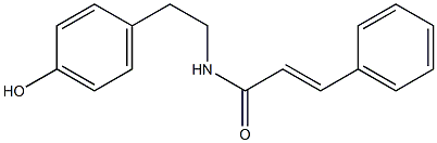 N-trans-Cinnamoyltyramine 구조식 이미지