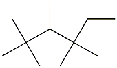 2,2,3,4,4-pentamethylhexane Structure