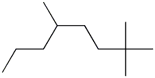 2,2,5-trimethyloctane Structure