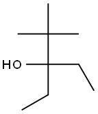 2,2-dimethyl-3-ethyl-3-pentanol Structure