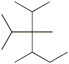 2,3,4-trimethyl-3-isopropylhexane Structure