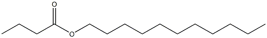 undecyl butanoate Structure