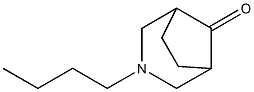 3-N-BUTYL-3-AZABICYCLO[3.2.1]OCTAN-8-ONE 구조식 이미지