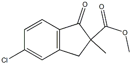 METHYL 5-CHLORO-2-METHYL-1-OXO-2,3-DIHYDRO-1H-INDENE-2-CARBOXYLATE Structure