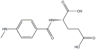 P-METHYLAMINOBENZOYL-L-GLUTAMIC ACID Structure