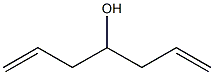 1,6-HEPTANE DIENE -4-OL Structure