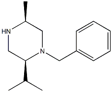 (2S,5S)-1-BENZYL-5-METHYL-2-(PROPAN-2-YL)PIPERAZINE 구조식 이미지