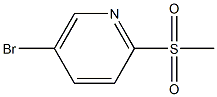 5-BROMO-2-METHYLSULPHONYLPYRIDINE 구조식 이미지