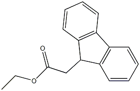 FLUORENE-9-ACETIC ACID ETHYL ESTER Structure