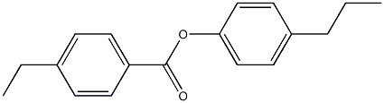 4-PROPYLPHENYL 4-ETHYLBENZOATE 구조식 이미지