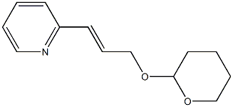 6-[3-(TETRAHYDRO-PYRAN-2-YLOXY)-PROPENYL]-PYRIDINE- 구조식 이미지