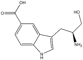 L-HYDROXY-5-TRYPTOPHAN Structure