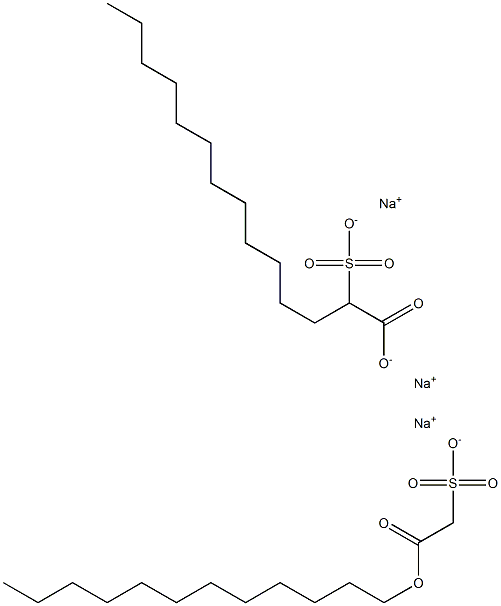 SODIUM DODECYL SULPHOACETATE SODIUM LAURYL SULFOACETATE 구조식 이미지