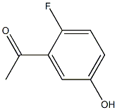 1-(2-FLUORO-5-HYDROXYPHENYL)ETHANONE Structure