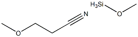 3-methoxypropionitrile methoxysilane 구조식 이미지