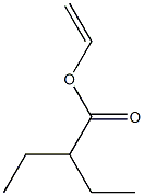 vinyl 2-ethylbutyrate 구조식 이미지