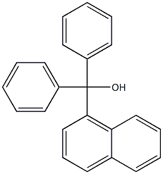 1-naphthyldiphenylcarbinol 구조식 이미지