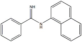 N-1-naphthylbenzamidine Structure