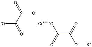 potassium chromium oxalate Structure