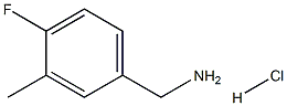 4-FLUORO-3-METHYLBENZYLAMINE Hydrochloride 구조식 이미지