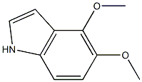 4,5-DIMETHOXYINDOLE 구조식 이미지